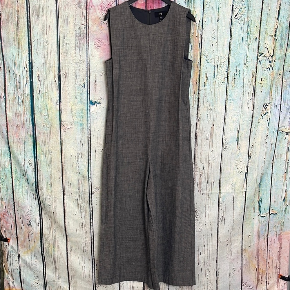Banana Republic Gray Sleeveless Jumpsuit Relaxed Fit Size M